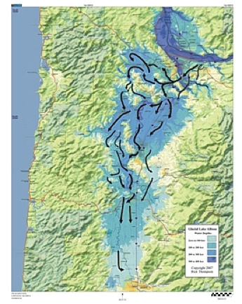 TheFloodoftheValley The Flood of the Valley on a map