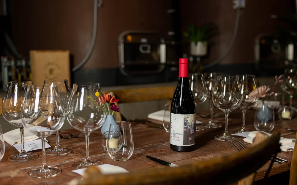 Lingua Franca wine tasting experience