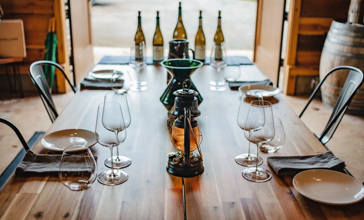 Wine tasting experience at Evening Land Vineyards