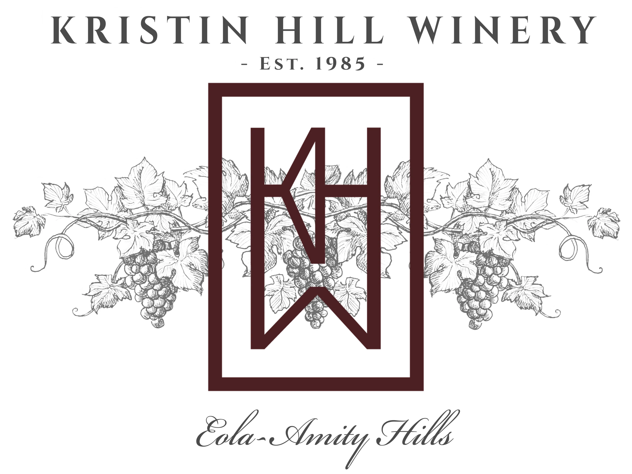 Kristin Hill Winery no background LOGO – Briana Rasmussen Kristin Hill Winery logo