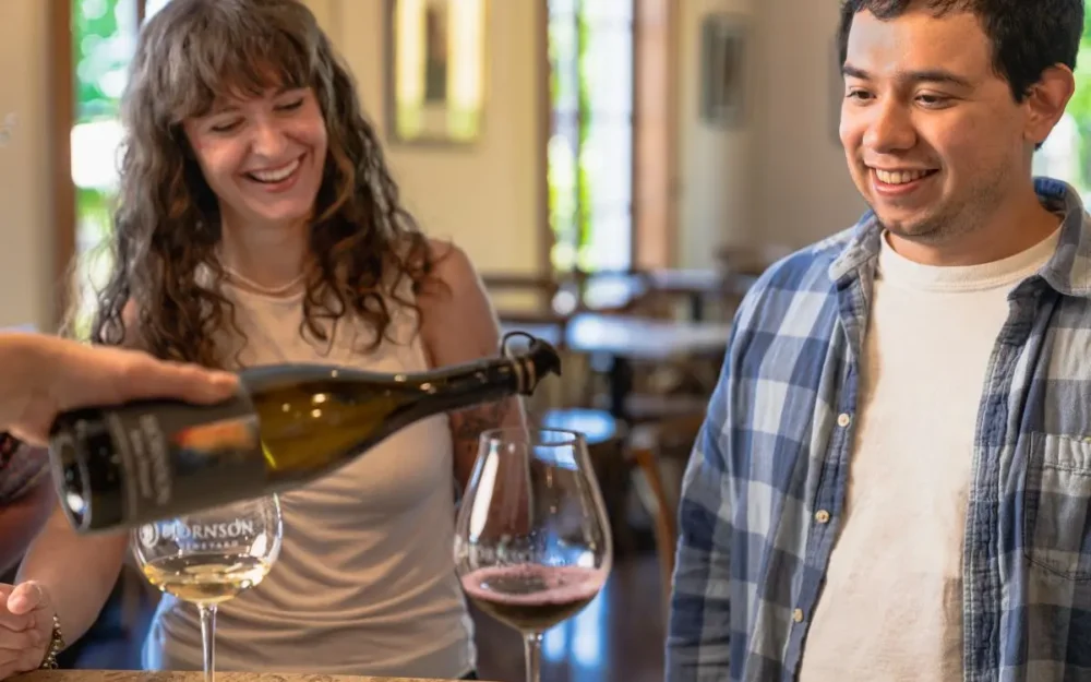 Bjornson Vineyard wine tasting