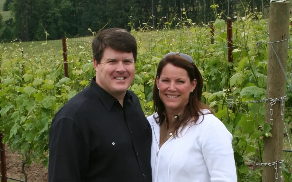 Pat and Jackie of Dukes Family Vineyard