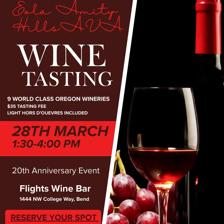 Eola Amity AVA Tasting