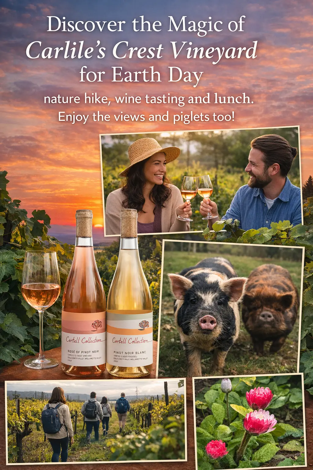 Discover the Magic of Carlile's Crest Vineyard or Earth Day
